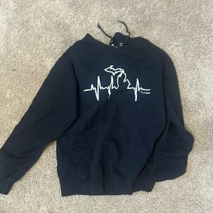 Michigan Heartbeat Hoodie